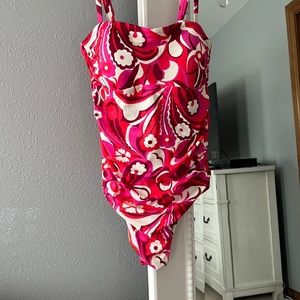 Boden size multi color one piece swim suit